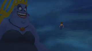 Kingdom Hearts Final Mix HD - Giant Ursula Fight (Proud Mode)