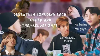 SEVENTEEN exposing each other and themselves 24/7