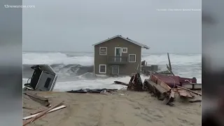 Major cleanup underway after tidal flooding at Outer Banks