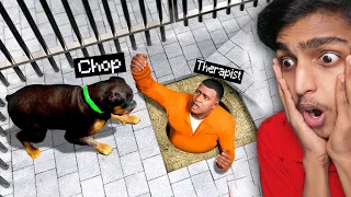 GTA 5 : I RESCUED CHOP FROM PRISON !! MALAYALAM