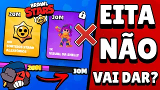 EITA! NÃO VAI DAR TEMPO DE BATER A META DA SKIN GRÁTIS no BRAWL STARS?!!