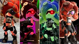 Evolution of Octolings (Enemy) in Splatoon Games (2015-2022)