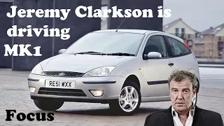 Jeremy Clarkson is driving Ford Focus MK1. old top gear