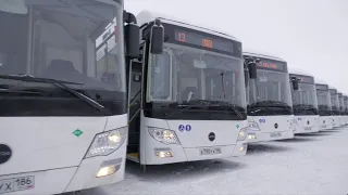 В Нижневартовске с 1 марта запустили 80 новых автобусов!