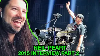 REACTION! RUSH NEIL PEART 2015 Deep Tracks INTERVIEW PART 2