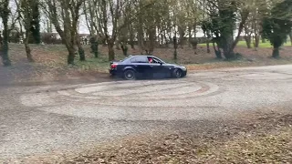 BMW e60 530d Automatic Drift Stage 1 Tuning Smoke