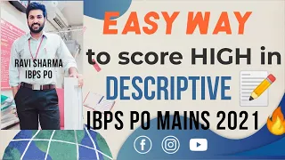 Write on any topic | Score HIGH in Descriptive | Examples, Format, Topics | IBPS PO Mains