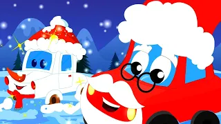 Jingle Bells | потешки | детские песни | мультики | Little Red Car Russia | мультфильмы