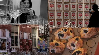 Life, New York | art and food vlog, Whitney Museum, MoMA, making Oil Pasta, Cream Scone