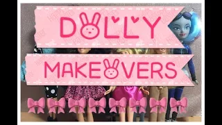 A FEW OF MY RECENT DOLL MAKEOVERS INCLUDING BARBIES AND A FEW MORE - ADULT COLLECTOR