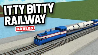 DRIVING THE ROCKET TRAIN in Roblox Itty Bitty Railway
