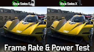 Forza Motorsport  - Xbox Series S & Xbox Series X - Frame rate & Power Test