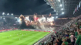 ÖFB-Cup Finale SK Rapid - Sturm Graz | Pyro Choreos
