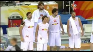 Rudy Fernandez dunk over Dwight Howard Final 2008 JO