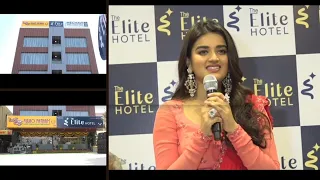 Actress Nidhi Agarwal at Elite Hotel & Restaurant Launch event in kondapur