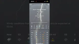 iOS 17 Beautiful Weather App Animations.