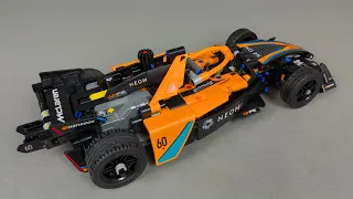 LEGO Technic 42169 NEOM McLaren Formula E Race Car Speed Build