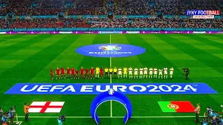 PES - England vs Portugal EURO 2024 - Full Match All Goals eFootball Gameplay PC - Ronaldo, Saka