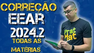 GABARITO EEAR 2024.2 -CORREÇÃO DA PROVA COM TODAS AS MATÉRIAS