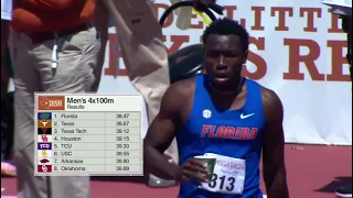 TEXAS RELAYS 2022 : FLORIDA WINS 4X100M