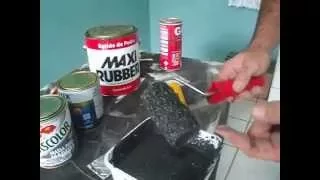 como fazer pintura  batida de pedra