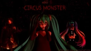 [MMD Halloween] Miku - Circus Monster