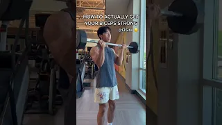 HOW I GOT MY BICEPS STRONG