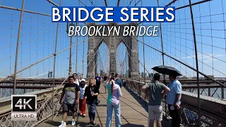 Brooklyn Bridge - Sunny Spring Afternoon Walking Tour - Manhattan to Brooklyn - 3D Binaural Audio