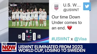 USWNT loses to Sweden, eliminated from the 2023 World Cup | LiveNOW from FOX