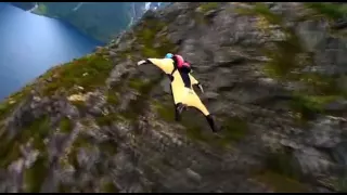 Wingsuit base jumping in Norway *Better Quality* MUST SEE!