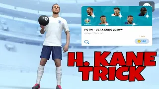 TRICK TO GET H. KANE FROM POTW - UEFA EURO 2020 IN PES 2020 MOBILE || ENGLAND'S CF 99 RATED