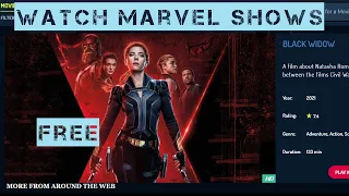How to watch Black Widow and other Marvel Content for FREE!