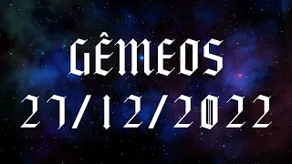 GÊMEOS - HORÓSCOPO DO DIA 27/12/2022 // TERÇA (HORÓSCOPO DIÁRIO)