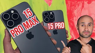 iPhone 15 Pro vs Pro Max: Diferencias y comprar el iPhone 15 Pro Max o el Pro