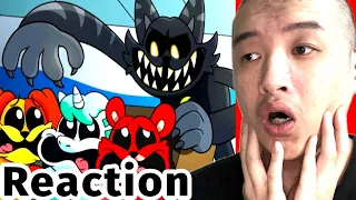 Reacting to CATNAP TURNS EVIL?! (Cartoon Animation) by GameToons