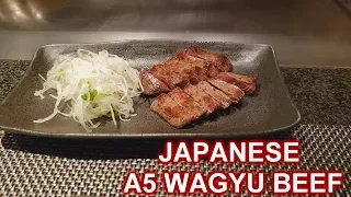 A5 GRADE WAGYU BEEF IS HEAVEN | Ginza Steak | Tokyo, Japan 【TheFoodDude】