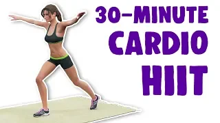 30-Minute No-Equipment Cardio + HIIT Workout //Full Body