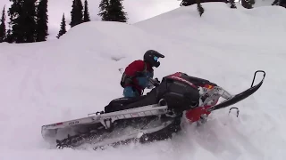 Hardcore backcountry snowmobiling