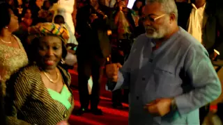 JJ Rawlings dances with the wife