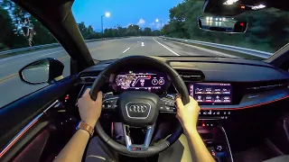 2022 Audi RS 3 - POV Night Drive (Binaural Audio)