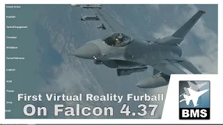 First Virtual Reality  Dogfight on Falcon BMS 4.37 - The real only DCS World's competitor