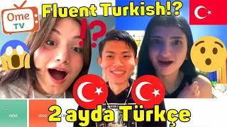 Surprising Turks by Speaking Fluent Turkish After 2 months of Study - Omegle