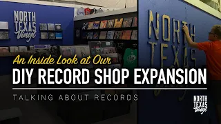 An Inside Look at Our DIY Record Shop Expansion | Talking About Records