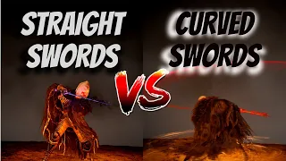 Straight Swords VS Curved Swords? Best Weapon Class- ELDEN RING