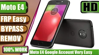 Motorola Moto E4  FRP Bypass Google Account  Without PC 100% Work Easy