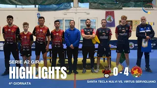 Serie A2 Gir.B: Santa Tecla Nulvi vs. Virtus Servigliano 0-4