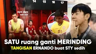 Tangisan Ernando Bikin Merinding ruang ganti, ‘’Jangan NYERAH’ Shin Tae Yong Buka Suara Mengejutkan