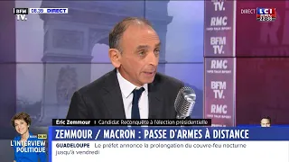 ZEMMOUR / MACRON : PASSE D'ARMES À DISTANCE