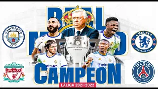Real Madrid Road To Victory UCL 2022 》14th European Cup Title / SENSI AT _14 طريق فوز الريال بالكأس