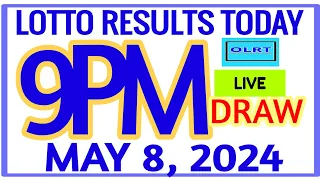 Lotto Results Today 9pm DRAW May 8, 2024 swertres results